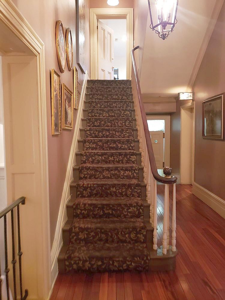 Inside the restaurant 